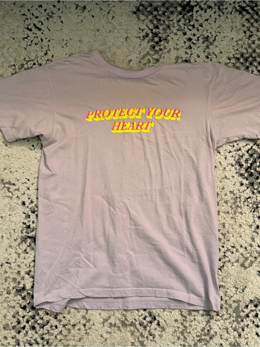 Protect Your Heart Lavender Graphic Tee